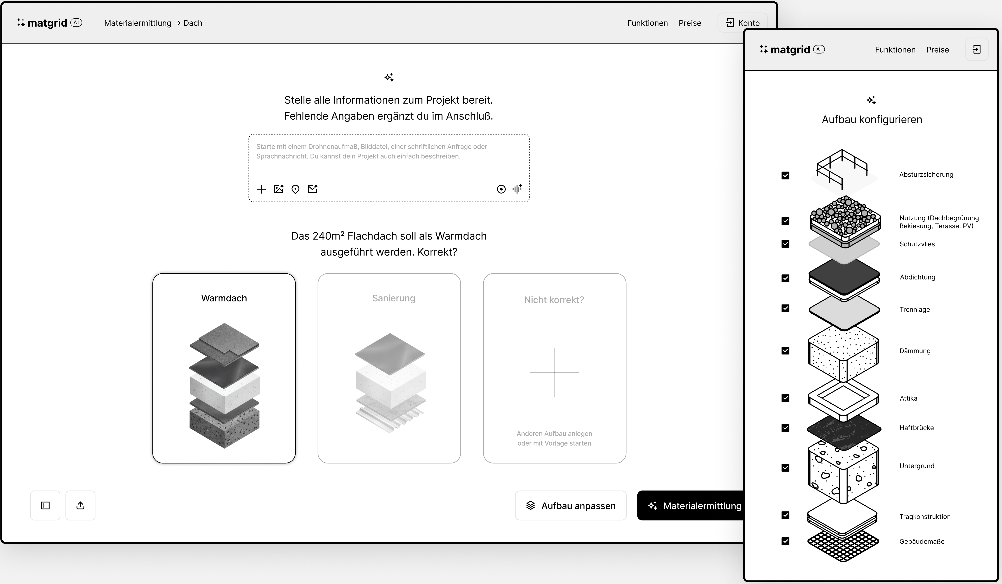 matgrid — Von Aufmaß zu Materialliste in Minuten statt Stunden